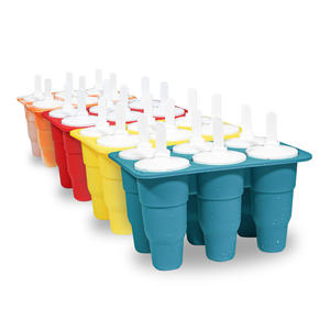 แม่พิมพ์ไอศกรีมซิลิโคน 3 มิติ คุณภาพสูง สำหรับครอบครัว แบบพับได้ 6 ช่อง สำหรับทำไอศกรีมแท่งเชิงพาณิชย์ - Product Image 2