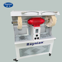Machine de polissage automatique à double pointe haute vitesse Raynian-801 pour empeignes de chaussures - Machine de polissage et de rectification de chaussures