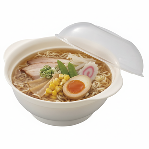 Inomata ciotola di Ramen in plastica a microonde per servire e riscaldare il tuo piatto di Noodle preferito - Product Image 1
