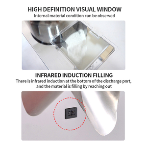 100g 200g Low Price Mini Desktop Semi-Automatic Nut Suger Coffee Salt Tea Bean Grain Seed Granule Bag Weighing Filling Machine - Product Image 5