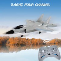 Modèle d'avion à aile fixe sans balais 4 canaux, drone de voltige télécommandé, planeur volant, kit d'avion RC avec 12 minutes d'autonomie de vol