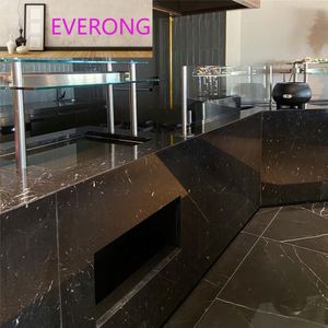 Dalles de marbre Nero Marquina noir naturel en gros à prix avantageux pour carrelage de <span class=keywords><strong>sol</strong></span>, comptoirs de cuisine, salle à manger, escaliers extérieurs - Product Image 2