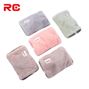 Portable Customized Hand Warmer Rechargeable <strong>Electric</strong> Hot Water Bottle Bag Bottle <strong>Heating</strong> <strong>Pad</strong> With Plush Cover - Product Image 5