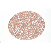 Napperons classiques en PVC imperméables et écologiques pour la restauration, idéaux pour servir la nourriture en Chine, tapis de table et décoration de mobilier d'extérieur