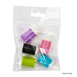 NUOVO Set da 5 Spugne per Dita per Artigianato, Stamping, <span class=keywords><strong>Disegno</strong></span> e Creazione di Biglietti, Strumenti per Pittura a Mano - Protezioni per Dita Fai-da-te - Product Image 6