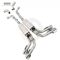 Système d'échappement complet à haut débit SDO pour Mercedes Benz G63 AMG W463A W464 4.0T 2018-2026 avec bouclier thermique et catalyseur intégré