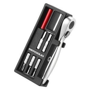Kit d'outils de réparation de vélo Yueli avec clé à cliquet en alliage, design rotatif et barre d'extension à dégagement rapide - Product Image 5