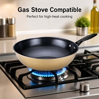 Ensemble de casseroles et d'ustensiles de cuisine antiadhésifs, ensemble de casseroles pratiques pour la cuisine à domicile, produit pour cuisinière à gaz et à induction, utilisation quotidienne