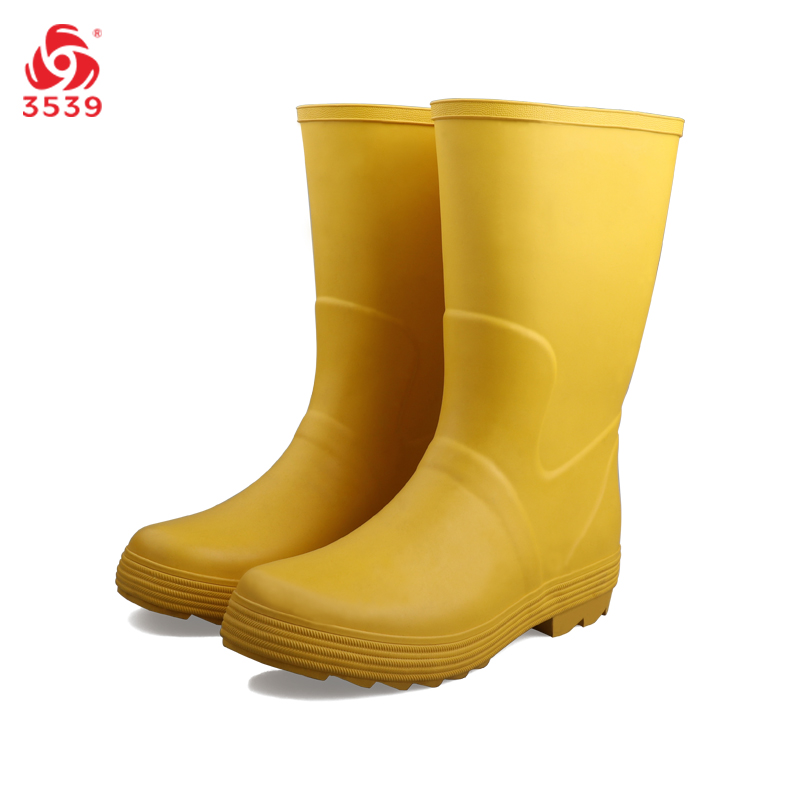 3539 желтые резиновые сапоги, резиновые сапоги