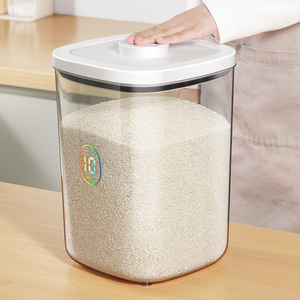 <b>Rice</b> Storage <b>Container</b> 12L Airtight Insect Proof Moisture Proof Freshness Preservation Kitchen Food Storage Box Rectangle Shape - Product Image 3