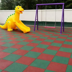 Pavimentazione in Gomma per Palestre e Parchi Giochi all'Aperto, Piastrelle Colorate Personalizzabili ad Alta Densità, Durevoli e Non Tossiche - Product Image 2