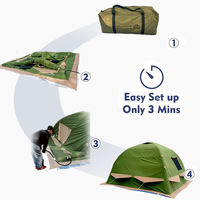 Tente familiale gonflable en gros pour 6 personnes, imperméable, double couche, pop-up, avec pompe à air pour la randonnée en extérieur