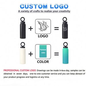 Custom 24oz Sports Water <b>Bottle</b> Flip <b>Straw</b> Tumbler Double Wall Vacuum Stainless Steel Magnetic Phone Holder Camping BPA Free - Product Image 5