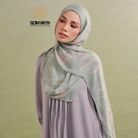 Foulards Hijab Imprimés en Modal en Gros, Écharpes et Châles Ethniques en Rayonne Douce et Respirante pour Femmes, Personnalisation Prise en Charge