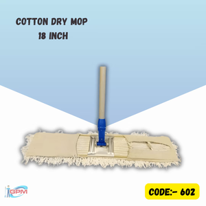 ชุดไม้ถูพื้นแบบแห้ง ผ้าฝ้ายเนื้อนุ่ม ซึมซับดี เหมาะสำหรับงานทำความสะอาดพื้นในบ้าน สำนักงาน อาคารพาณิชย์ และงานอุตสาหกรรม - Product Image 6