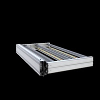 Lampu LED Grow Light Bar Spektrum Penuh Ra80 IP54 Berbahan Aluminium Alloy, Dapat Diredupkan, Untuk Pertumbuhan Tanaman Indoor, Sayuran, Pembungaan, 4x4 kaki, Dapat Dilipat