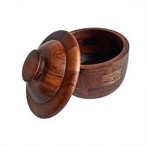 Wooden Spice <b>Jar</b> <b>Storage</b> Container Classic Design Multifunction Shape 250mL Capacity Wooden Lid <b>for</b> <b>Kitchen</b> Countertop - Product Image 4