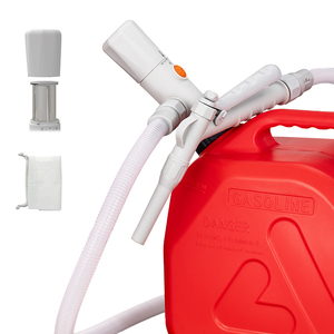 Pompe de transfert de carburant portable OEM alimentée par batterie 3,8 GPM avec buse manuelle pour ravitaillement d'essence, diesel, voitures, bateaux, désherbeurs - Product Image 2