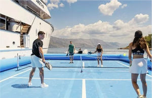 Terrain gonflable flottant <span class=keywords><strong>pour</strong></span> pickleball, terrain de tennis, <span class=keywords><strong>sol</strong></span> sur l'eau - Product Image 3