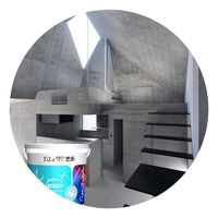 Peinture acrylique liquide Yile pour murs intérieurs en béton apparent, style design industriel