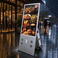 Écran d'affichage LCD pour affiches, vente en gros, 55 pouces, étanche IP65, 2000 nits, haute luminosité, pour salon professionnel, affichage extérieur