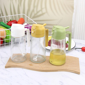 Vente en gros Distributeur et pulvérisateur d'huile 2-en-1 anti-fuite pour cuisine, idéal pour la cuisson et la friture 16OZ 470ml - Product Image 2