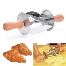 Rouleau à croissants en acier inoxydable, coupe-pâte à croissants, vente chaude - Product Image 4