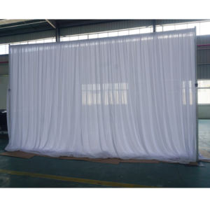 Aluminum Silver Portable Adjustable <b>Backdrop</b> <b>Stand</b> with 3-Year Warranty for Chiffon Wedding Drape Fabric - Product Image 3