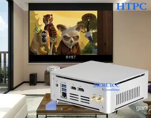 Oyun PC I7-7700HQ Mini bilgisayar PC Intel masaüstü bilgisayar Windows 10 2 * DDR4 M.2 NVMe Video düzenleme için/HTPC/Dijital tabela