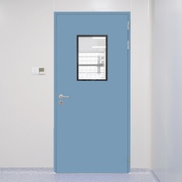 Double porte de salle blanche, porte de salle blanche pour laboratoire d'hôpital de pharmacie