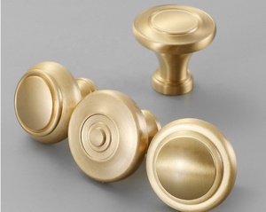 Offre Spéciale or meubles tiroir tirer la poignée de cuisine cabinet boutons en laiton - Product Image 4