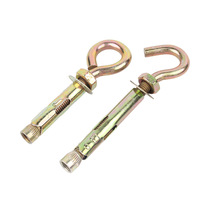 Cheville à expansion, cheville à coin, cheville murale, acier au carbone zingué jaune 4.8, écrou robuste M6-M20, pour béton, maçonnerie, garde-corps 150