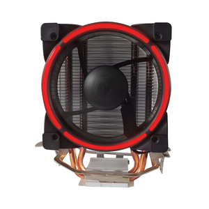 Refroidisseur de processeur Huierde Mini 2 Heat Pipe 90X90X25MM avec ventilateur LED RGB, dissipateur thermique en cuivre et aluminium, roulements hydrauliques, multiplateforme - Product Image 3