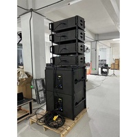 Altavoz de matriz de línea dual de 10 pulgadas, altavoz de audio profesional de 2 vías para puesta en escena, 2 vías