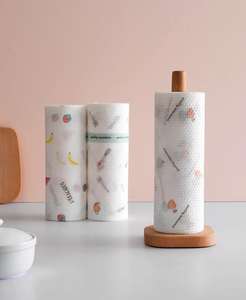 Serviette Non tissée jetable, 1 pièce, essuie-tout de cuisine, utile, en coton, chiffon de nettoyage, pour paresseux - Product Image 3