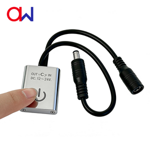 Interrupteur variateur Awl à capteur tactile DC 12V 24V pour bande LED, miroir de maquillage, table de beauté 60W 120W, corps métallique IP21 - Product Image 3