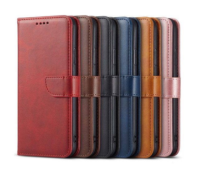 Real PU Leather Case for Xiaomi Phones Wallet Phone Case for Xiaomi 11 9T A3 Pro Note 10 Redmi 6A 7A 8A 9A 9C Note 8 9 K30