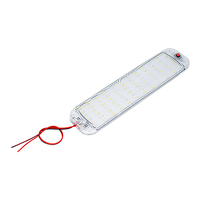 Lampe de lecture intérieure pour véhicule à 72 LED haute luminosité, boîtier transparent, écologique, DC 12-80V 10W, pour véhicules, camping-cars, caravanes