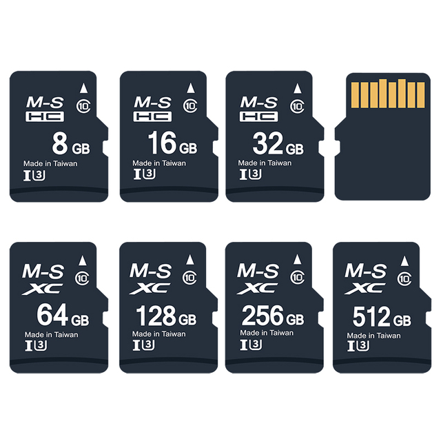 True Capacity Micro TF SD Memory Card 4GB 8GB 16GB 32GB 64GB 128GB 256GB A1 U3 High Speed Card for DVR Camera