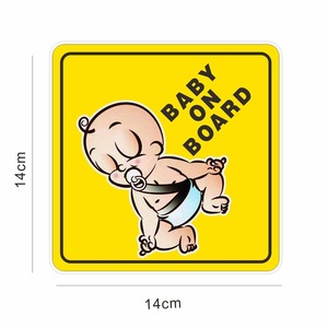 Customized PVC Kids <strong>on</strong> <strong>Board</strong> Car Decal Sticker Reflective <strong>Baby</strong> <strong>on</strong> <strong>Board</strong> <strong>Sign</strong> for Stylish Vehicle Exterior - Product Image 4