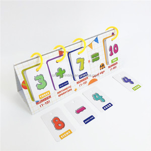 Conception <span class=keywords><strong>de</strong></span> taille <span class=keywords><strong>de</strong></span> papier personnalisé <span class=keywords><strong>maternelle</strong></span> mathématiques arithmétique apprentissage enfants enfant éducatif Flip Flash cartes Flashcards <span class=keywords><strong>jeu</strong></span> - Product Image 2