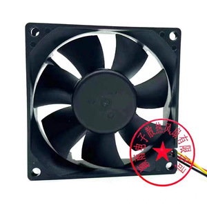 เดลต้า Afb0812sh 80x80x25 มม. พัดลมไร้แปรงถ่านดีซี 12v 0.24a ระบบระบายความร้อนของแหล่งจ่ายไฟแชสซี - Product Image 3
