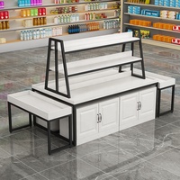 MDQ – présentoir de matériel et d'outils, présentoir de magasin d'épicerie, gondole en bois, étagère de supermarché