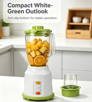 Blender de comptoir GB-BL702 300-500W, mixeur à jus 3 vitesses, AC220-240V 50/60Hz, blender avec pot en plastique de 1,5 L et gobelet broyeur