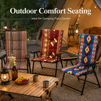 Chaise Lune Inclinable en Bambou Pliable Portable pour Extérieur, Plage et Jardin avec Coussin et Cadre Métallique – Vente en Gros, OEM, ODM, en Vrac – Direct Usine