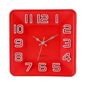 11 Inch Modern Square Digital Wall Clock Simple Design Quartz Home Decoration Clocks For Living Room Bedroom