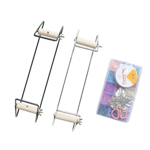 Telaio con perline in metallo per tessere perline per gioielli bracciale fai da te macchina per maglieria Creative Kit telaio con perline fatto a mano