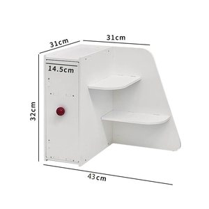OuShuMei Corner Desktop Shelf 3 Tier <b>Drawer</b> Style Storage Organizer For Office <b>Desk</b> Stationery Cup Cosmetics - Product Image 5