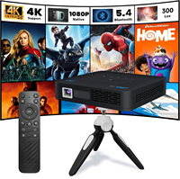 Nouveau prix P15Pro Projecteur DLP Full HD 1080P 300 ANSI Lumens Android 9 Mise au point automatique 64 Go Vidéo 4K Projection courte portée Maison Extérieur Portable