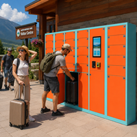 Casier intelligent de stockage de bagages en libre-service 24h/24 et 7j/7 pour aéroports et gares ferroviaires – Idéal pour les touristes